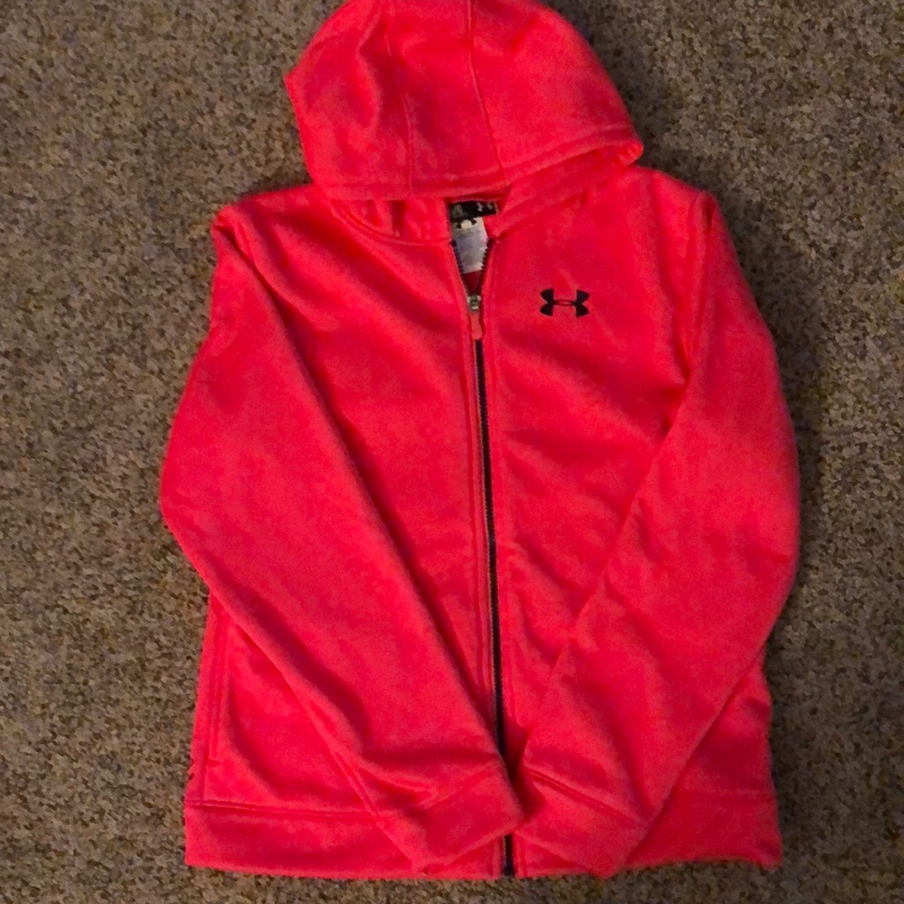 Youth zipper hoodie sweatshirt.